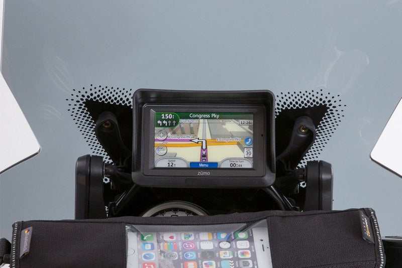 Wunderlich / ワンダーリッヒ Device Glare Shield Bmw Navigator Iv + Garmin Zumo 660 - Black | 21070-102