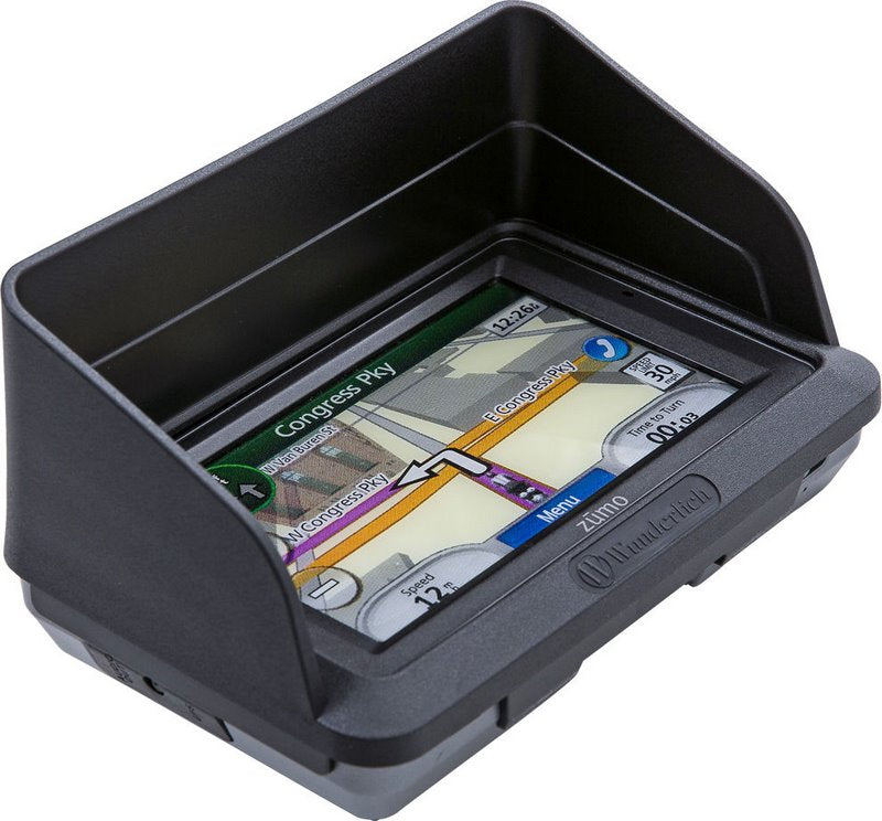 Wunderlich / ワンダーリッヒ Device Glare Shield Bmw Navigator Iv + Garmin Zumo 660 - Black | 21070-102