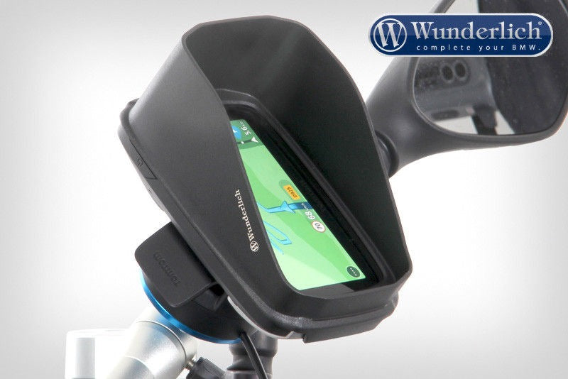 Wunderlich / ワンダーリッヒ Glare Shield TomTom Rider upright - black | 21071-102