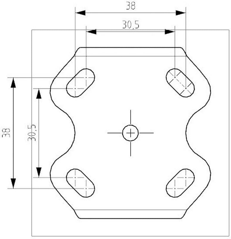 Wunderlich navigation holder for equipment carrier - Universal - black | 21098-000