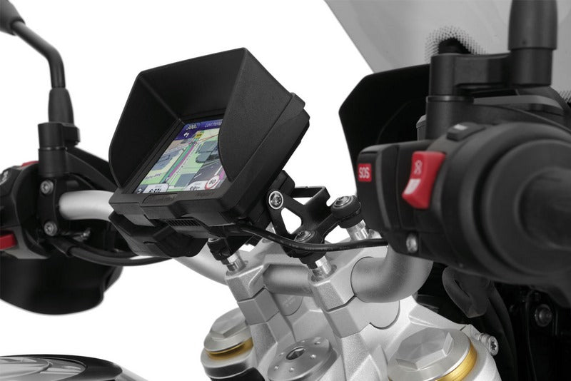 Wunderlich / ワンダーリッヒ Ergo ハンドルバーライザー For Models With Bmw Sat Nav - シルバー | 25800-201