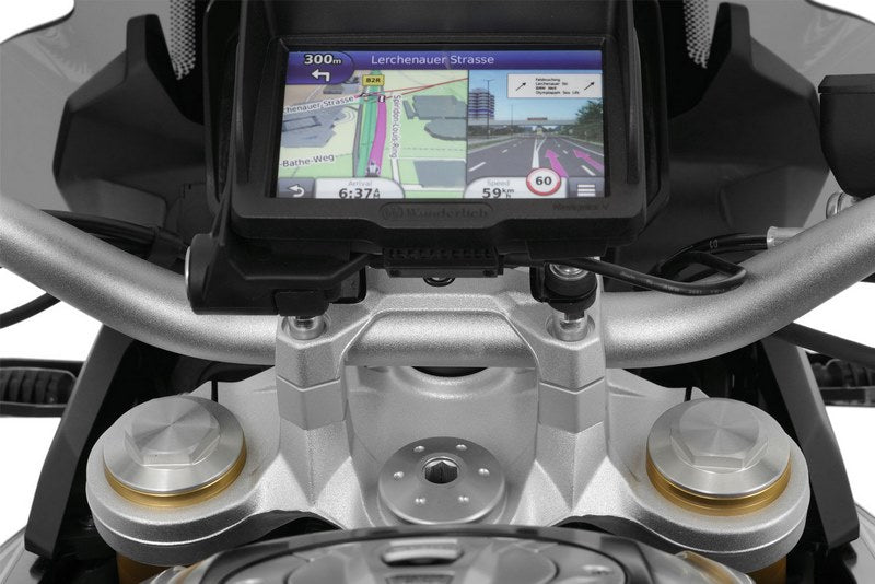 Wunderlich / ワンダーリッヒ Ergo ハンドルバーライザー For Models With Bmw Sat Nav - シルバー | 25800-201