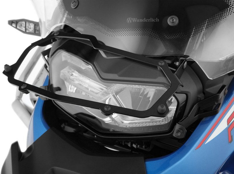 Wunderlich headlight protection grille  foldable »CLEAR« for F 850 GS - black | 25858-102
