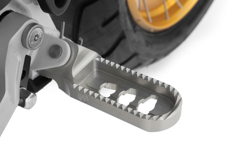 Wunderlich / ワンダーリッヒ lower footrests »ERGO-COMFORT« - silver | 25910-301