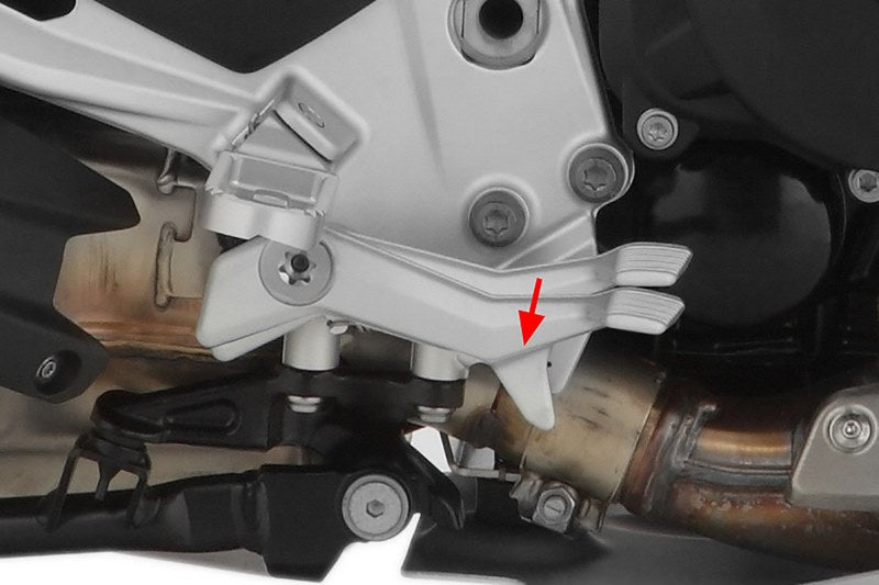 Wunderlich / ワンダーリッヒ foot brake lever lowering kit - silver | 25910-501