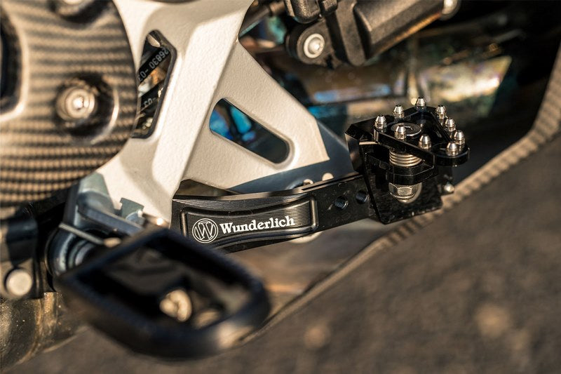 Wunderlich / ワンダーリッヒ Adjustable Foot Brake Lever - Black | 26221-003