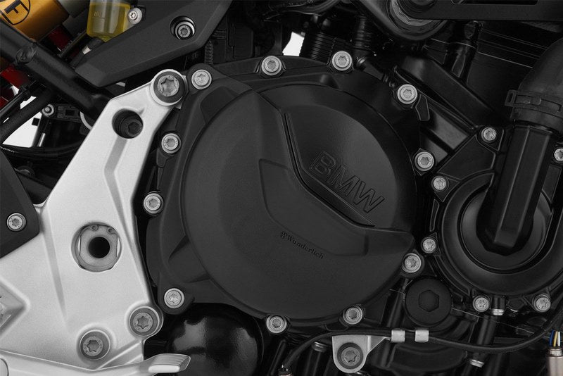 Wunderlich Engine protection cover set for clutch and alternator cover - black | 26841-002