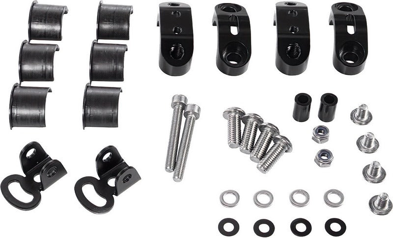 Wunderlich Mounting kit orig. additional lamps for Wunderlich tank protection bar - black | 28363-002