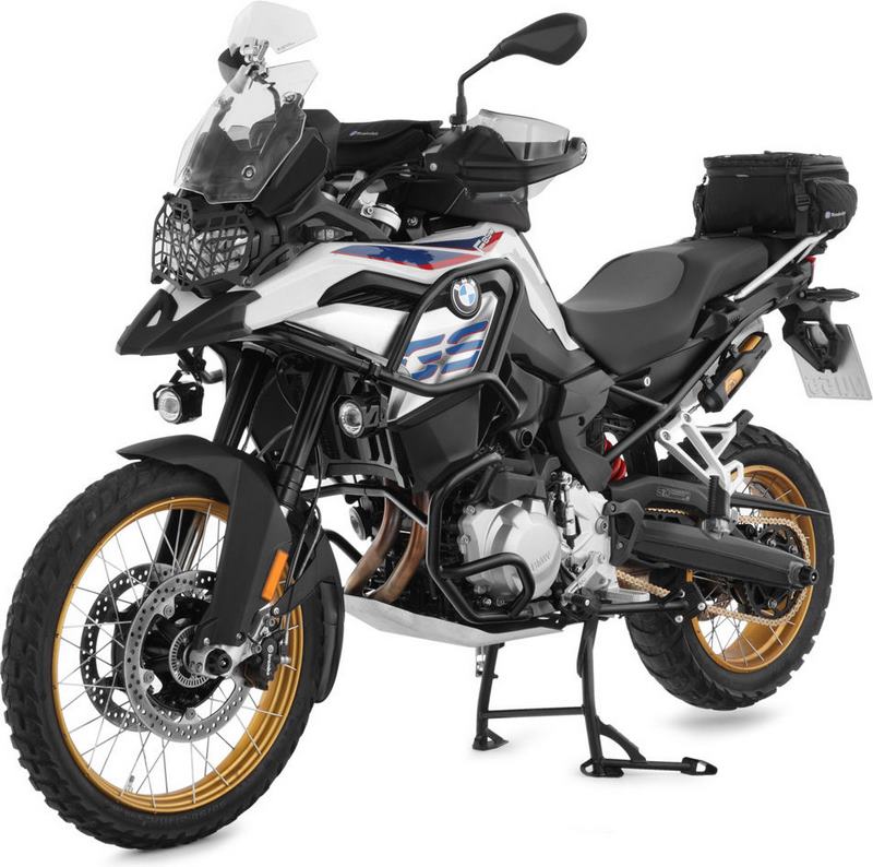 Wunderlich Fitting kit org. Auxiliary headlights for Wunderlich tank protection b - Set - black | 28363-202