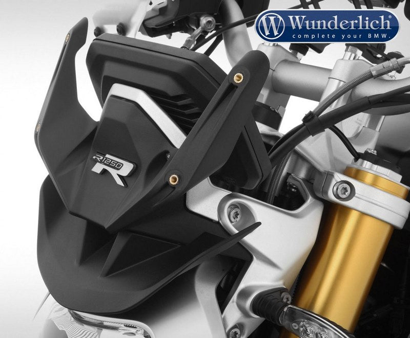 Wunderlich Mounting bracket for the MARATHON windshield for the BMW R 1250 R - black | 30450-230