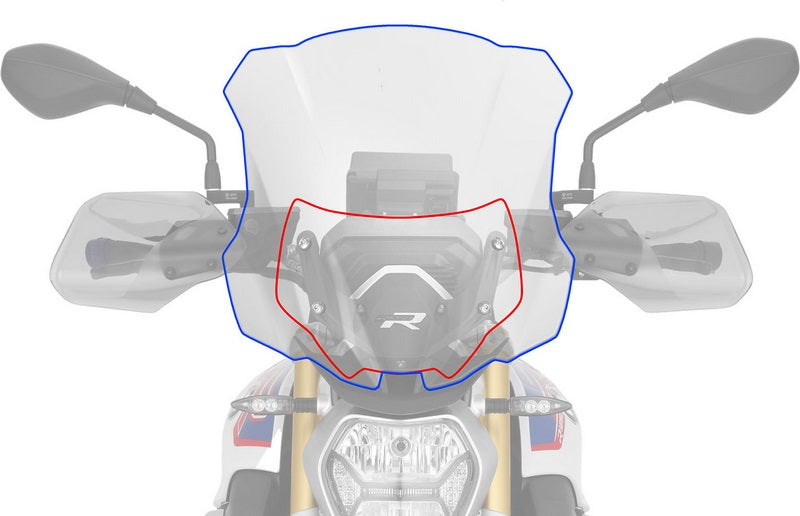 Wunderlich Windscreen»MARATHON« - high - smoked grey | 30450-236