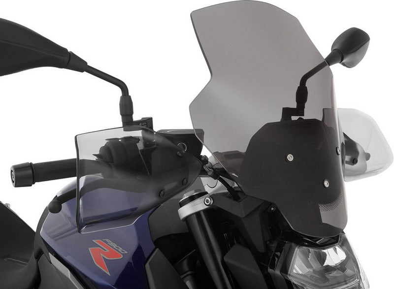 Wunderlich / ワンダーリッヒ »MARATHON« windshield - smoked grey | 30741-006