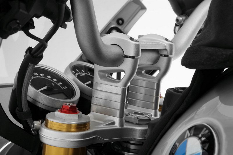 Wunderlich handlebar riser - 40mm - silver | 31011-101