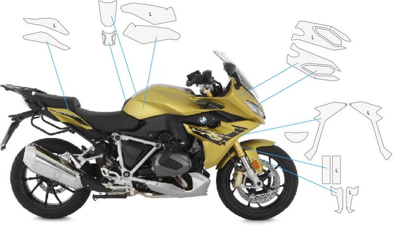 Wunderlich Complete paint protection set»VENTURESHIELD« - clear | 33160-400