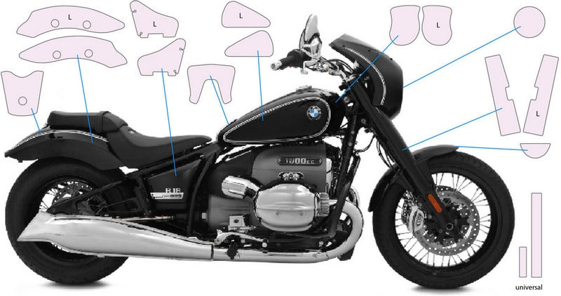 WUNDERLICH / ワンダーリッヒ コンプリートペイントプロテクション セット プレミアムシールド - クリア | 33333-600