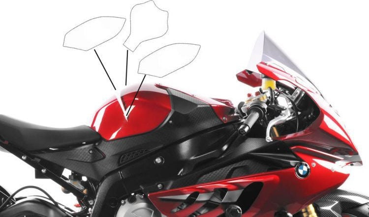 Wunderlich VentureShield paint + tank protection Tank-Set (3-part) | 35970-000