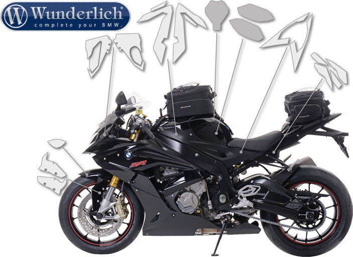 Wunderlich VentureShield paint + tank protection Tank-Set (3-part) | 35970-000