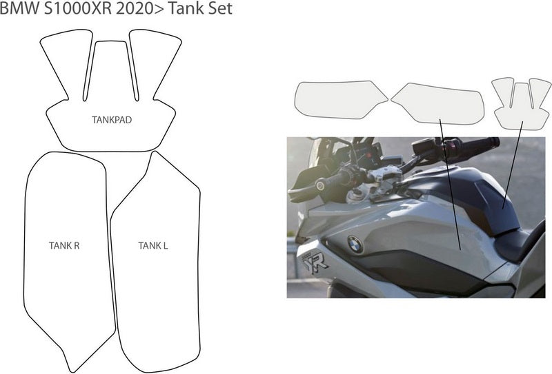 Wunderlich Tank protection»VENTURESHIELD« - clear | 35970-300