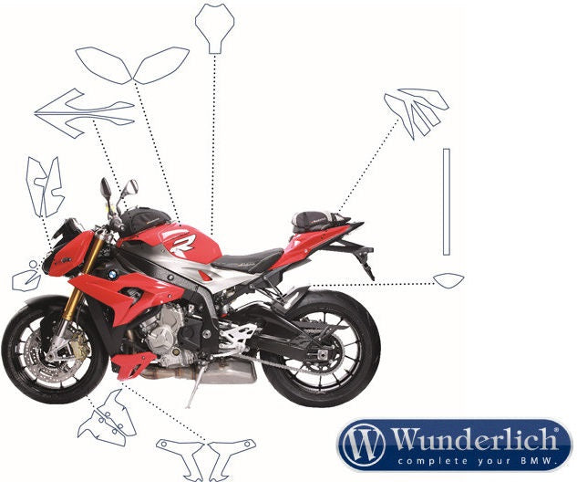 Wunderlich VentureShield paint + tank protection - clear | 35981-000