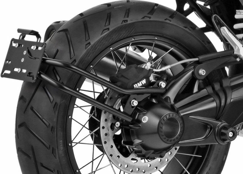 Wunderlich / ワンダーリッヒ Swing Arm Number Plate Holder Centered - Black | 38981-302