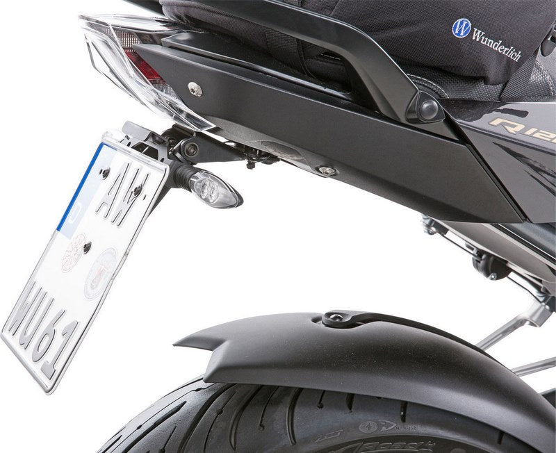 Wunderlich / ワンダーリッヒ Signal Bracket License Plate Holder For Original Blinker - Black | 38983-102