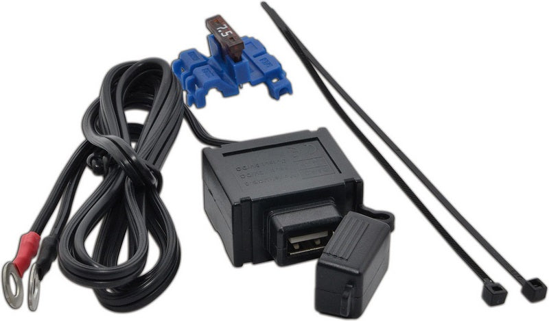 WUNDERLICH / ワンダーリッヒ コンパクト汎用 USB ソケット BAAS USB12 - ブラック | 41440-010