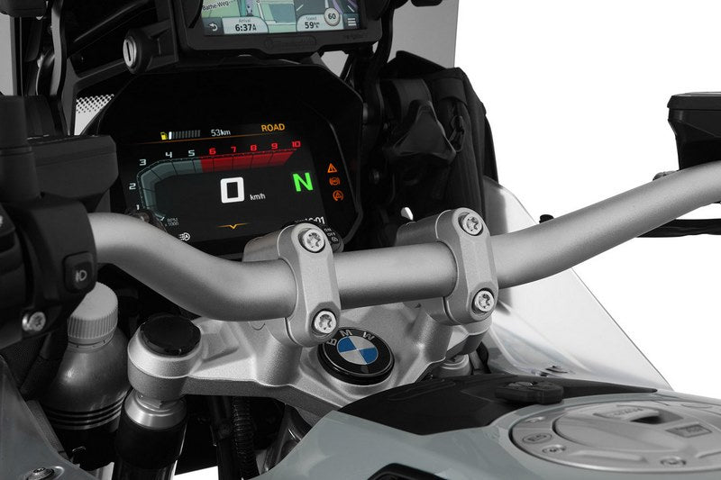 Wunderlich / ワンダーリッヒ Handlebar Riser Ergo+ - 40Mm - Silver | 41970-111