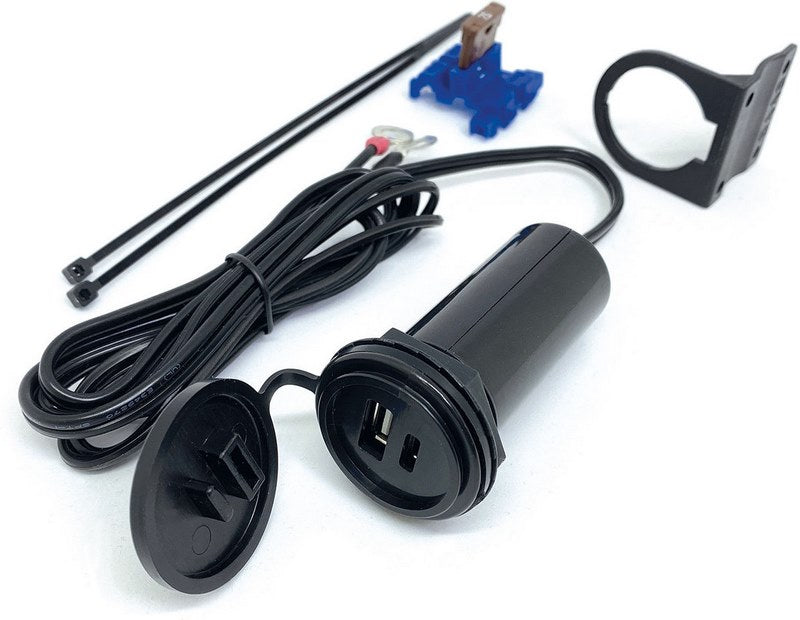 WUNDERLICH / ワンダーリッヒ BAAS ダブルソケット 5V 2x 3.6 A (USB-A & USB-C) USB11 - ブラック | 42040-600