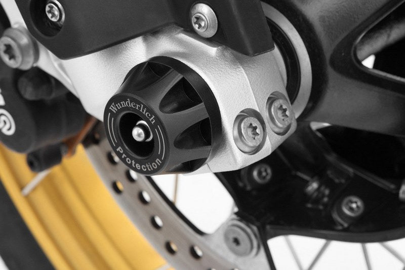 Wunderlich / ワンダーリッヒ Doubleshock Axle クラッシュパッド - フロント - ブラック | 42156-102