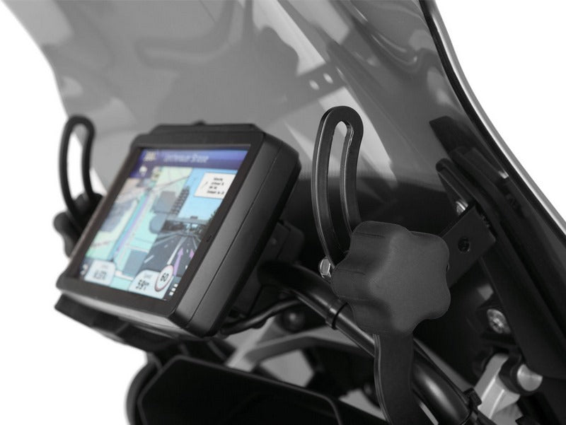 Wunderlich Screen»MARATHON« with Screen reinforcement - left and right - smoked grey | 42710-502