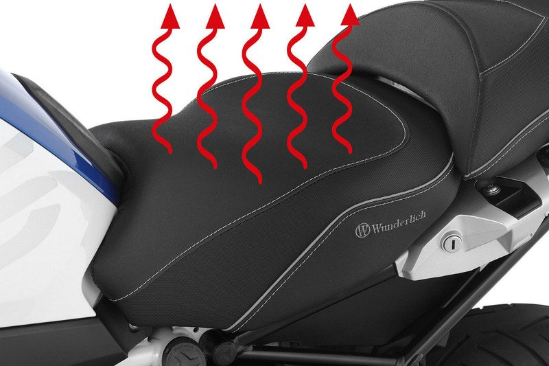 Wunderlich / ワンダーリッヒ AKTIVKOMFORT rider seat with seat heating - high - black | 42720-622