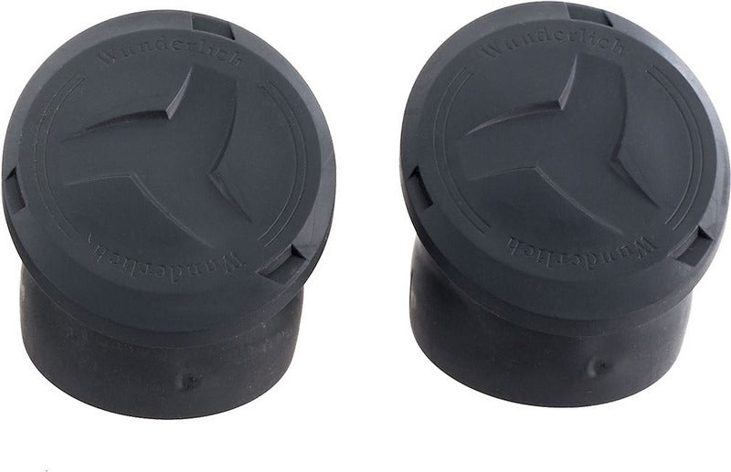 Wunderlich tank protection bar cover caps – Adventure - Set - black | 42742-312