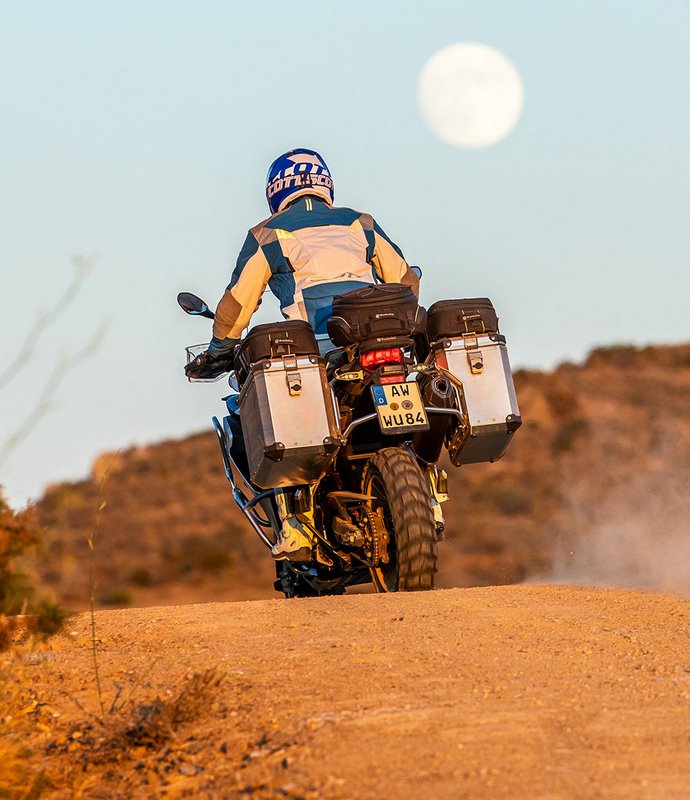 Wunderlich MARATHON windshield for the BMW F 850 GS Adventure - smoked grey | 43971-002