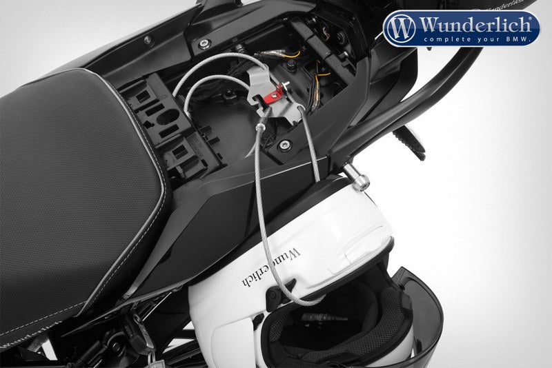 Wunderlich helmet anti-theft protection»HELM-LOCK« - silver | 44320-110