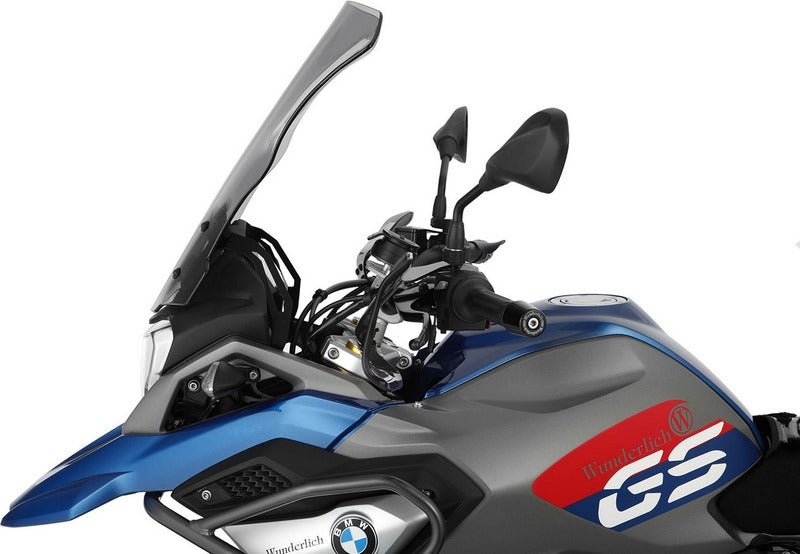 Wunderlich windscreen»MARATHON« - For models with original board socket - smoked grey | 44921-106