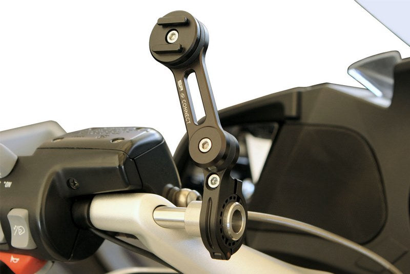 Wunderlich / ワンダーリッヒ adapter for SP-Connect on stub handlebars - silver | 45150-411