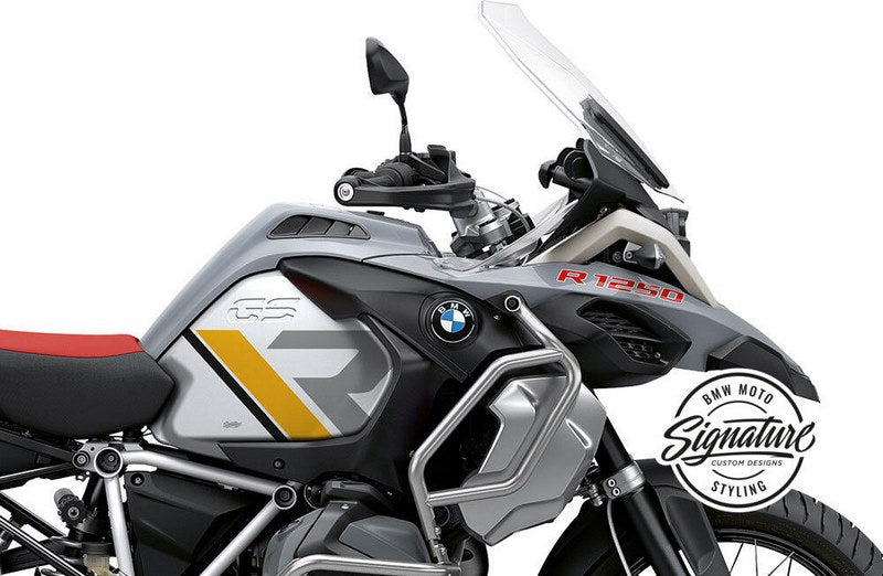 WUNDERLICH / ワンダーリッヒ R-Line タンクサイドデカールキット ブラック/イエロー | 48300-114