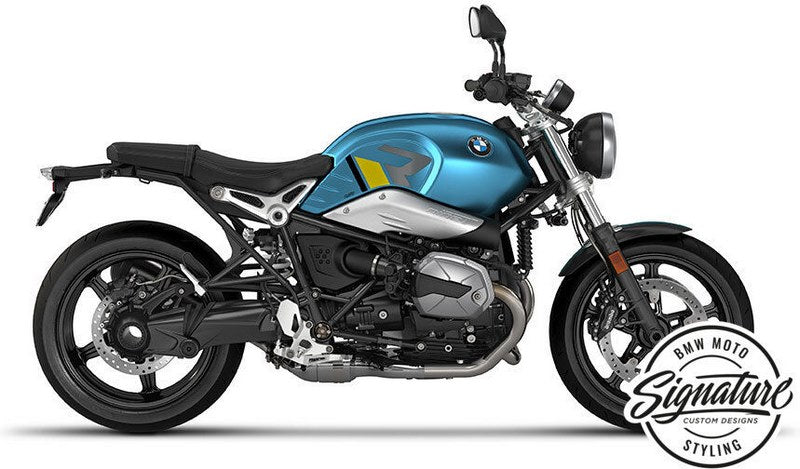 WUNDERLICH / ワンダーリッヒ R-Line タンクサイドデカールキット ブラック/イエロー | 48300-124