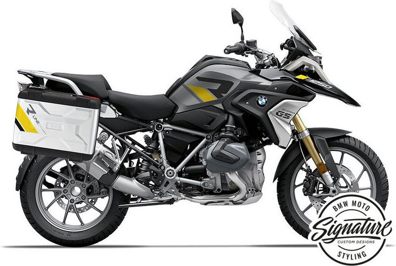 WUNDERLICH / ワンダーリッヒ デカールキット R-Line 純正ヴァリオケース用 ブラック/イエロー | 48700-124