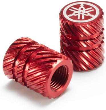 YAMAHA OEM / ヤマハ純正商品 Aluminum valve cap with thread pattern | 90338-W1018-RE