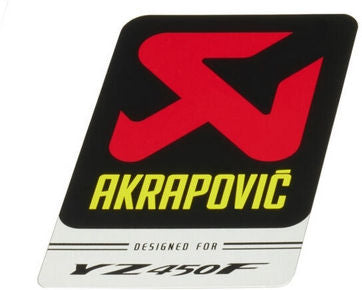 Yamaha OEM / ヤマハ純正 Akrapovič  (アクラポビッチ) アルミ エキゾーストスティッカー l 90798-31907-02