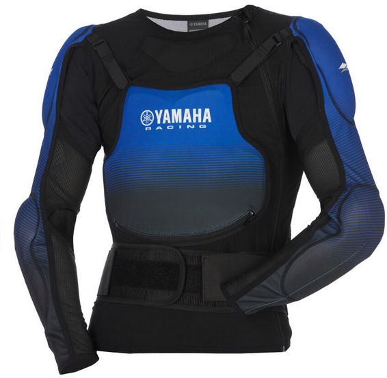 Yamaha OEM / ヤマハ純正 オフロード ボディーアーマー - 大人用s ブラック/ブルー l A19-PR310-B4-2L