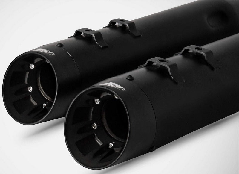 Zard / ザード ブラックステンレス Eマーク E4 スリップオンマフラー ブラックアルエンドキャップ付 | ZHD026S10SAO-B