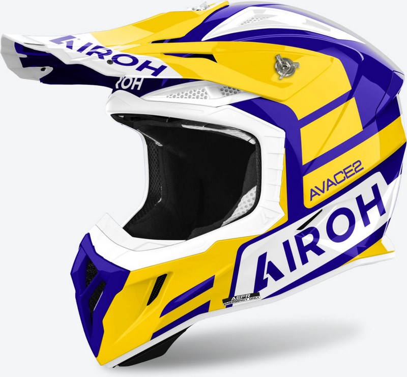 Airoh OFF-ROAD Helmet AVIATOR ACE 2 SAKE, YELLOW GLOSS, Size