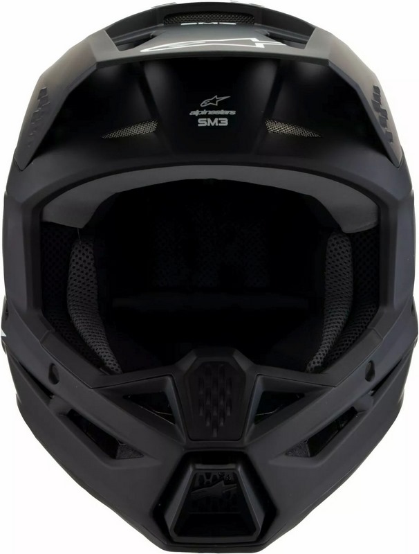 Alpinestars Youth S-M3 Solid Helmet, Black, Size S | 8302425 Alpinestars Youth S-M3 Solid Helmet, Black, Size S | 8302425