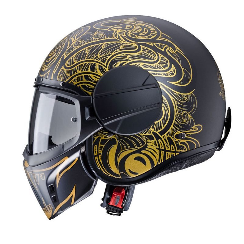 Caberg / カバーグ カベルグ ゴースト マオリ ヘルメット ブラックゴールド | C4FH0097