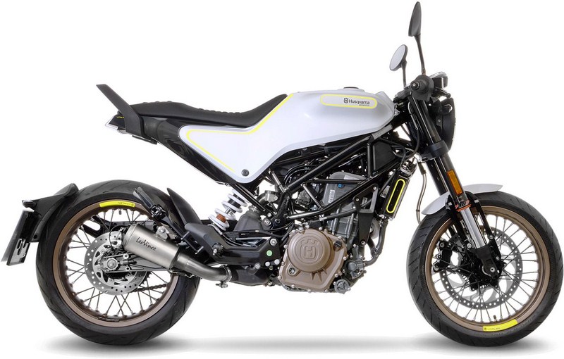 LeoVince / レオビンチ LV-10 スリップオン ステンレス, ステンレス エンドキャップ Racing HUSQVARNA  SVARTPILEN 401 (2018-2019)
