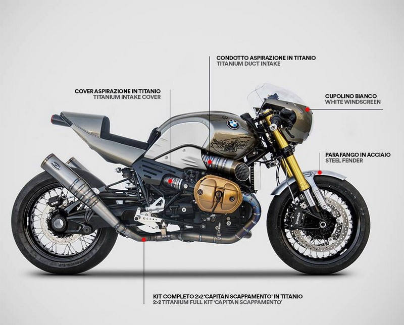 ラスト1点BMW R9T チタンインテークカバーセット 新品未使用RnineT