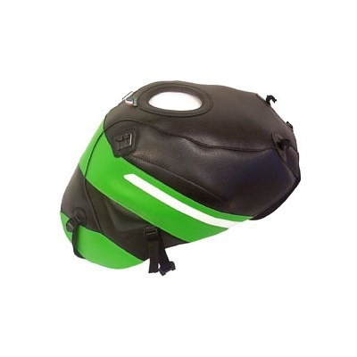 Bagster / バグスター タンクカバー ブラック/グリーン/トップ ホワイト KAWASAKI ZX 6 R 2000 | 1361G Bagster / バグスター タンクカバー ブラック/グリーン/トップ ホワイト KAWASAKI ZX 6 R 2000 | 1361G