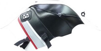 Bagster / バグスター タンクカバー ホワイト/ブラック/ デコ ライトグレー / レッド for MV AGUSTA BRUTALE 910/990/1078/1090 | 1512C Bagster / バグスター タンクカバー ホワイト/ブラック/ デコ ライトグレー / レッド for MV AGUSTA BRUTALE 910/990/1078/1090 | 1512C